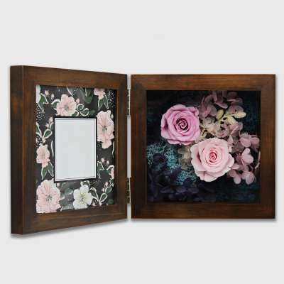 2020 new design wholesale custom  original wood Preserved Fresh Flower box frame